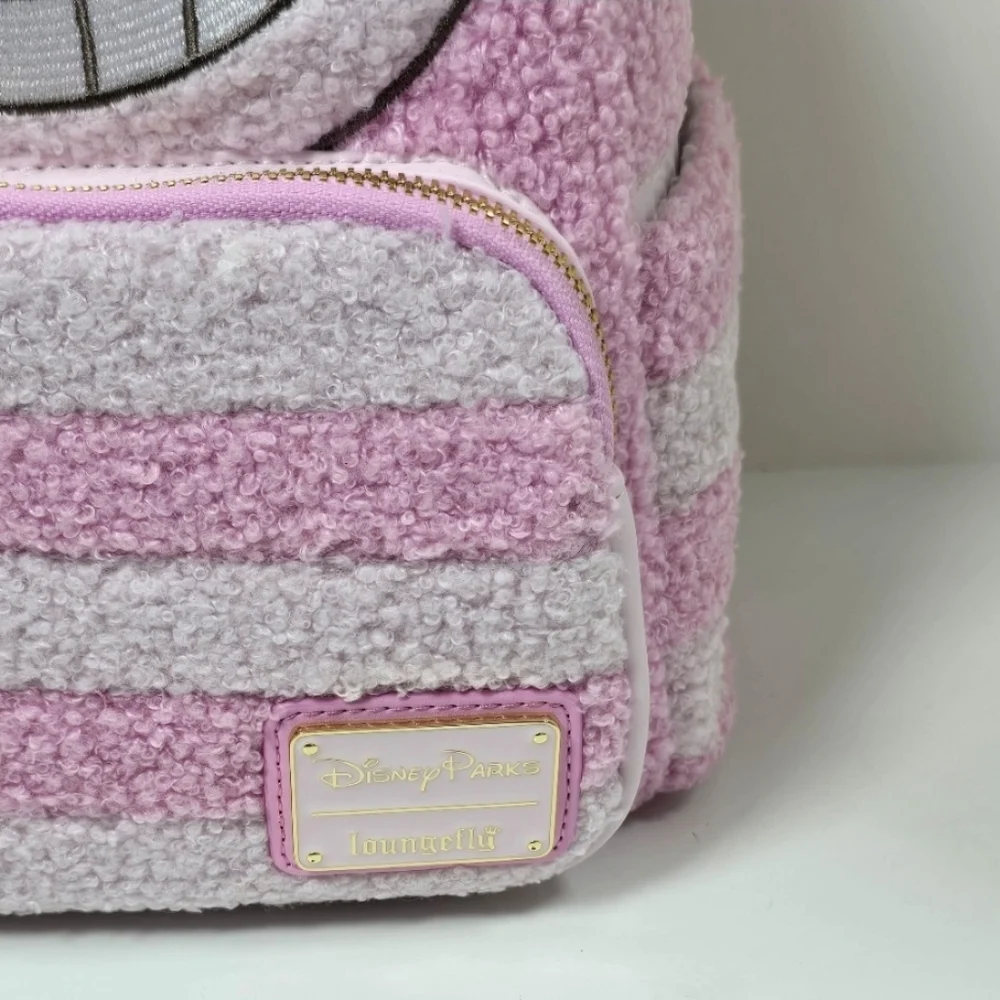 Loungefly Disney Parks Cheshire Cat Sherpa Mini Backpack NWT